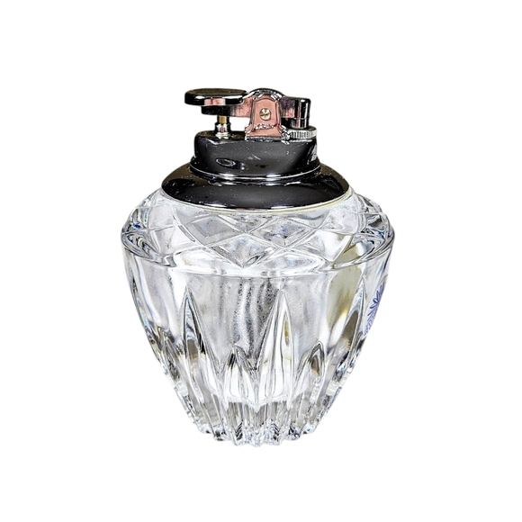 Vintage Princess House Highlights in Lead Crystal Table Lighter Made in Japan - Picture 1 of 9